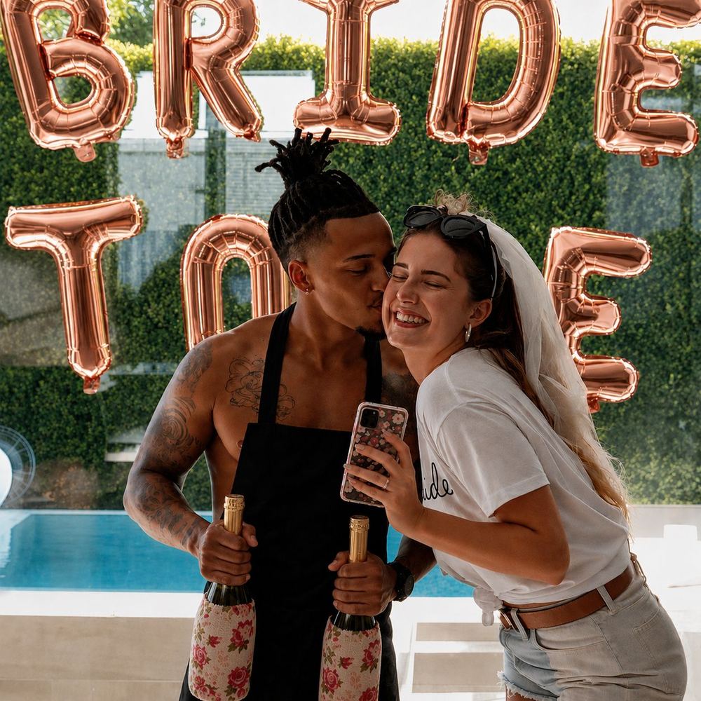 Bride-to-be celebrating with a private party host